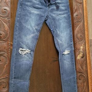American Bazi Dark Blue Skinny Jeans